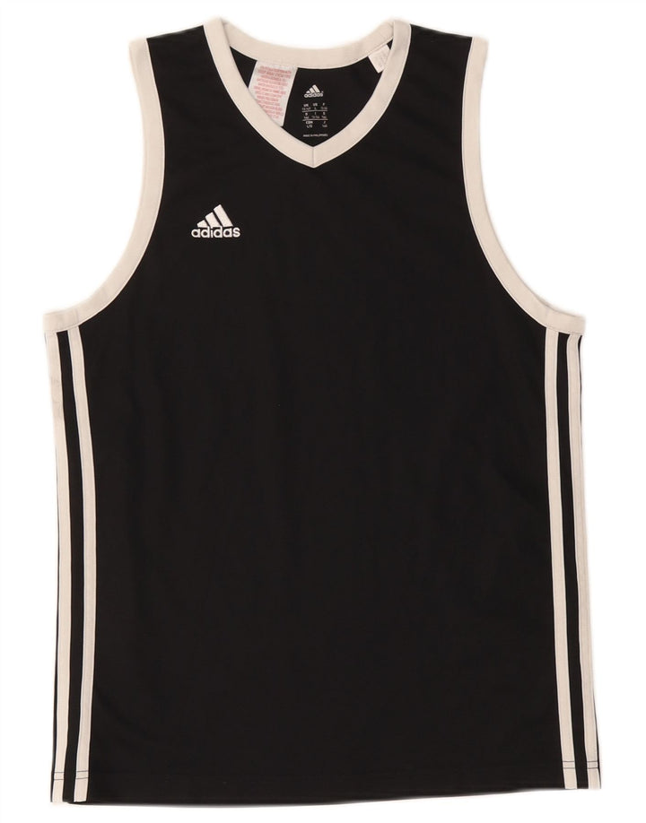 Adidas Mädchen Weste Top 13-14 Jahre Schwarzes Polyester