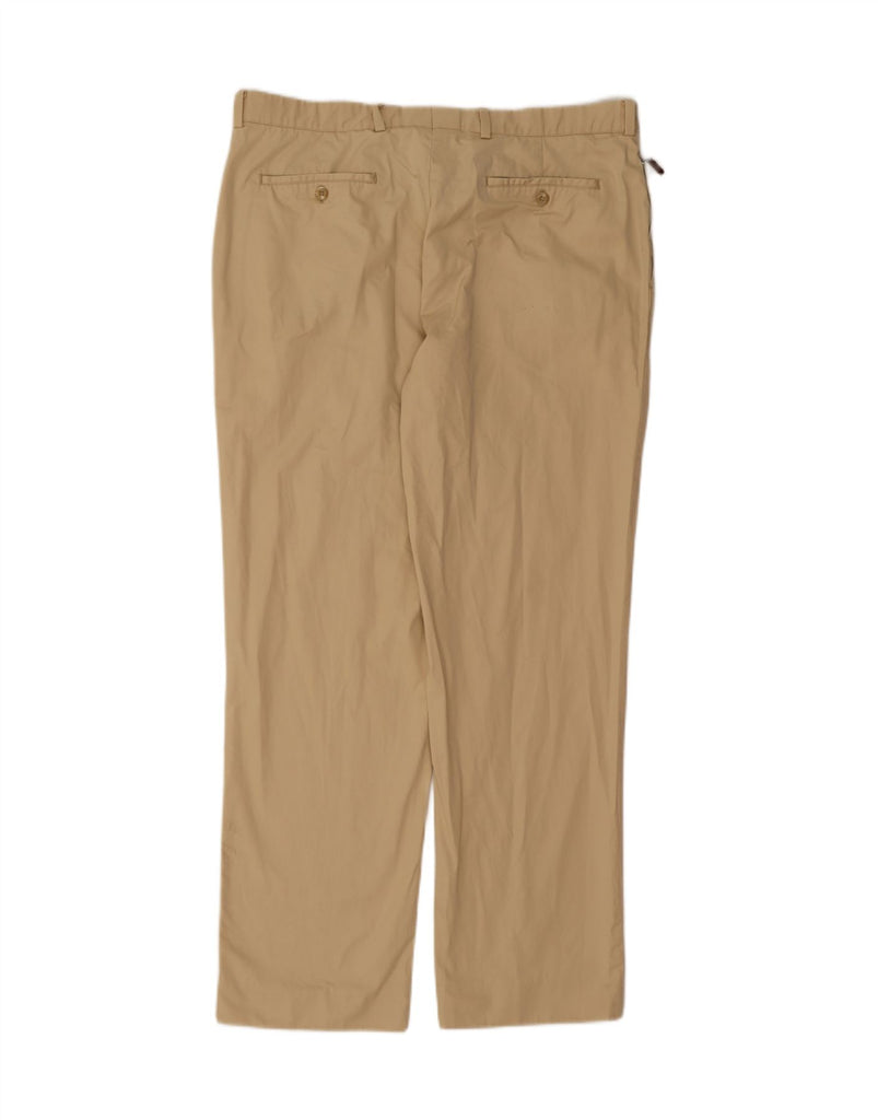 BURBERRY Mens Straight Chino Trousers W36 L31 Beige Cotton Vintage Burberry and Second-Hand Burberry from Messina Hembry 