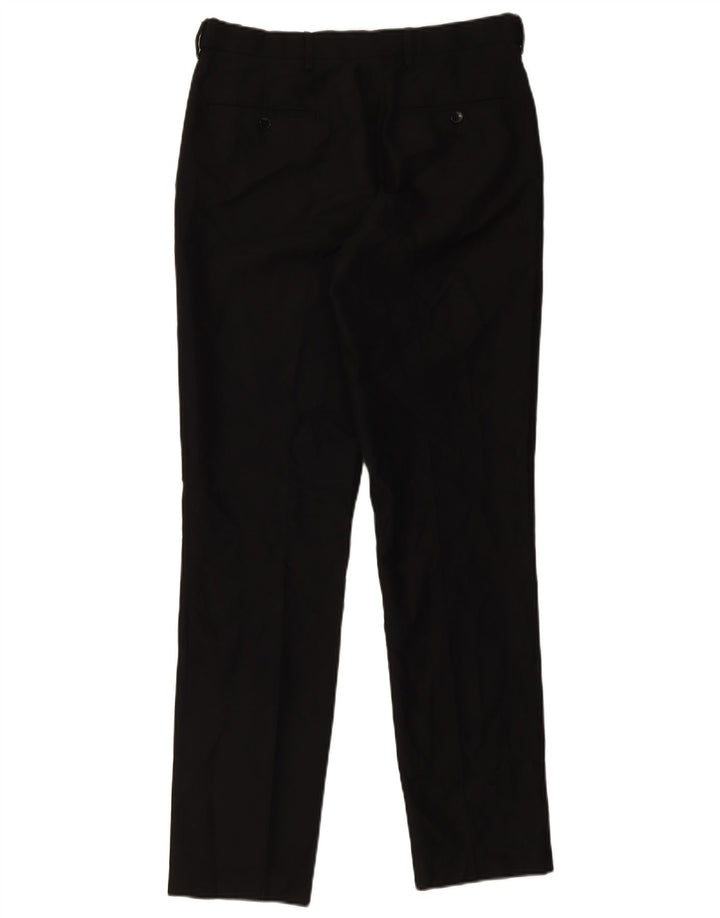 Marks & Spencer Slim Chino-Hose für Herren, W32, L33, Schwarz, Polyester