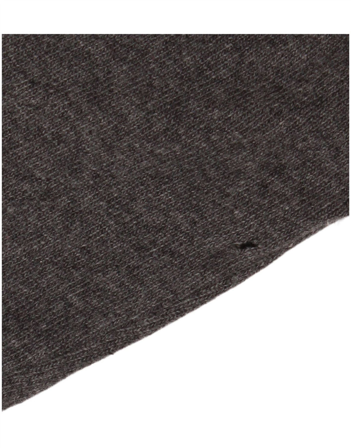 BARBOUR Jungen-Pullover mit Schalkragen, 15–16 Jahre, 2XL, graue Fair-Isle-Wolle