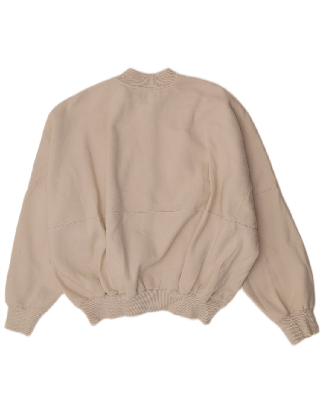 Übergroße Trainingsjacke von Zara für Damen, Gr. 40, Größe L, Beige