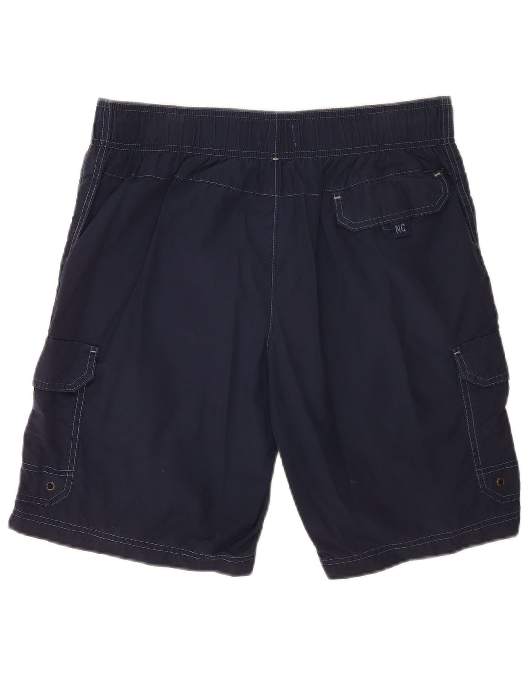 Marks & Spencer Herren Cargo-Badeshorts aus mittelblauer Baumwolle