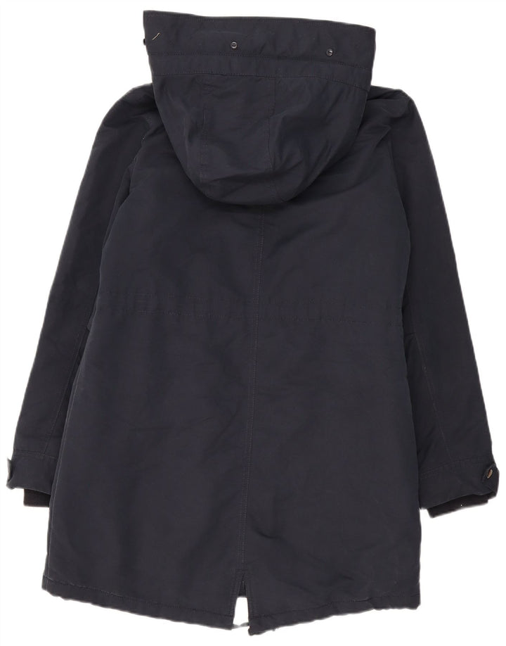 Marks & Spencer Sherpa-Parkajacke mit Kapuze für Damen, UK 12, mittelmarineblau
