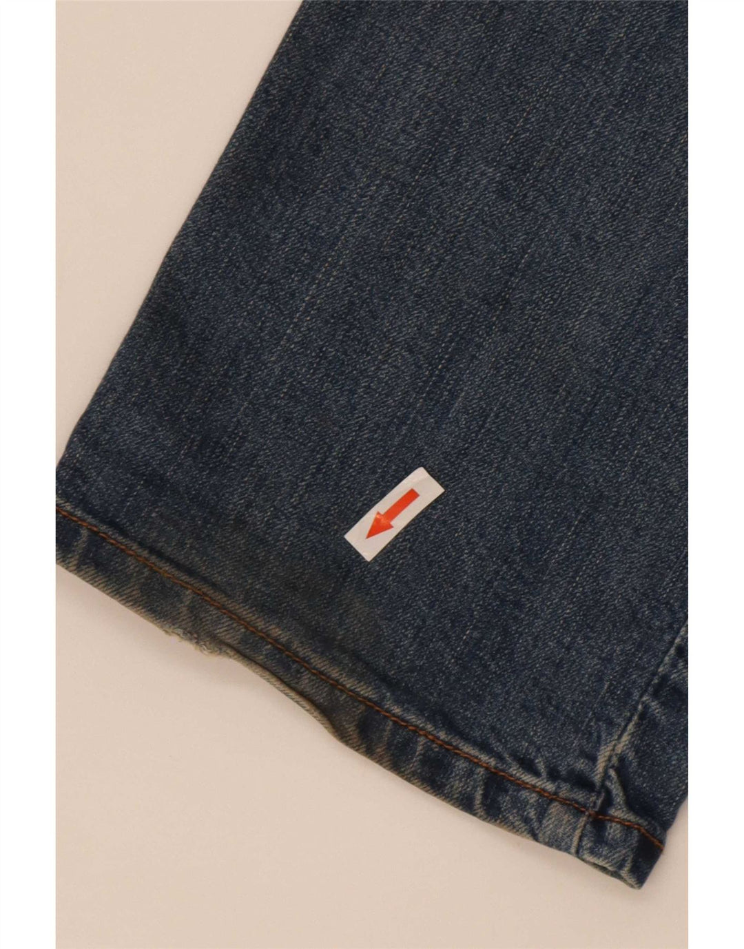 Levi's Damen Straight Jeans W28 L32 Blaue Baumwolle