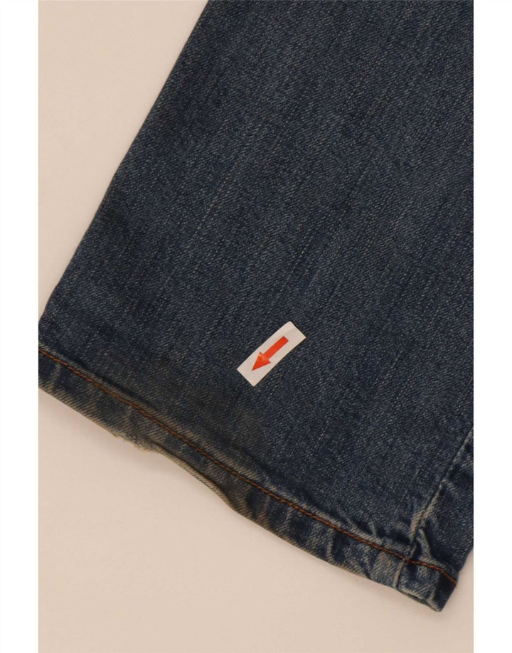 Levi's Damen Straight Jeans W28 L32 Blaue Baumwolle
