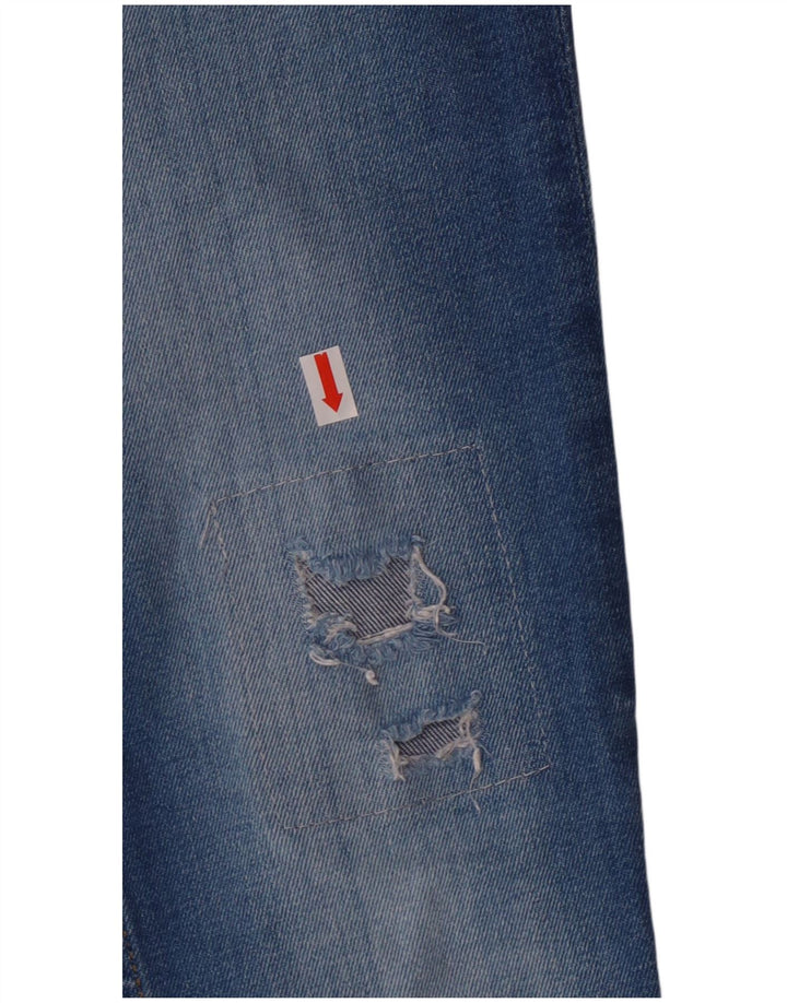 Tommy Hilfiger Distressed Slim Jeans für Jungen, 11–12 Jahre, W24 L26, blaue Baumwolle