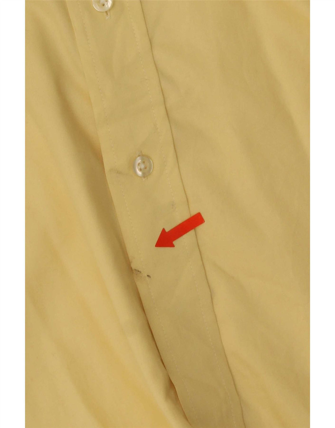 Chaps Ralph Lauren Herrenhemd XL, gelbe Baumwolle