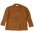 Zara Damen-Pullover, übergroß, Rundhalsausschnitt, Gr. 10, Small Khaki
