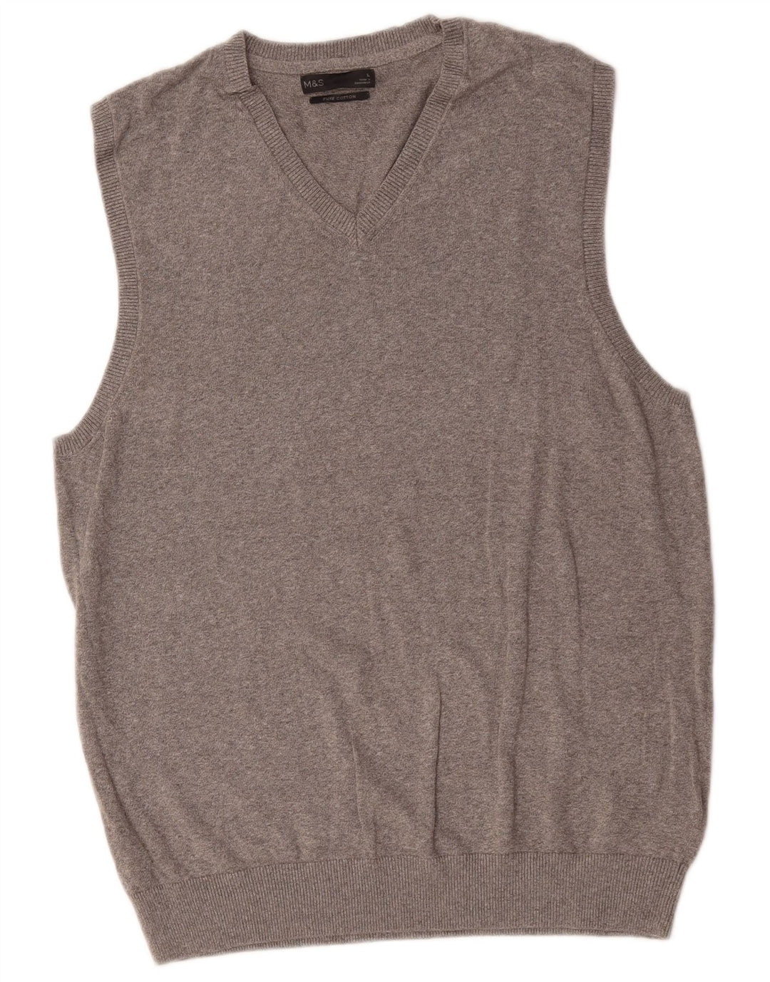 Marks & Spencer Herren-Tanktop aus grauer Baumwolle