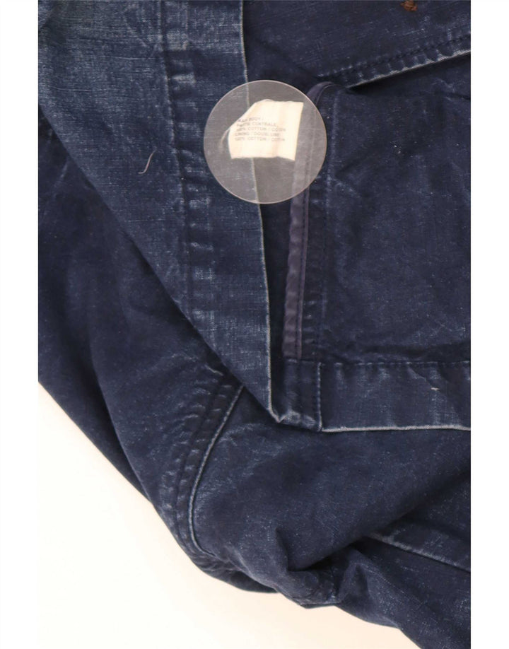 Gap Herren-Denim-Blazer mit 3 Knöpfen, UK-Größe 38, mittelmarineblau, Baumwolle