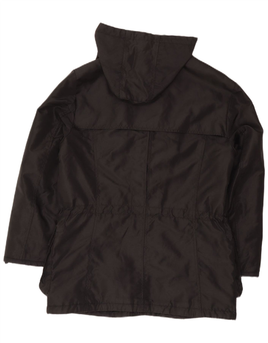 Piero Guidi Herren-Windbreakerjacke mit Kapuze, UK 38, Mittelschwarzes Nylon
