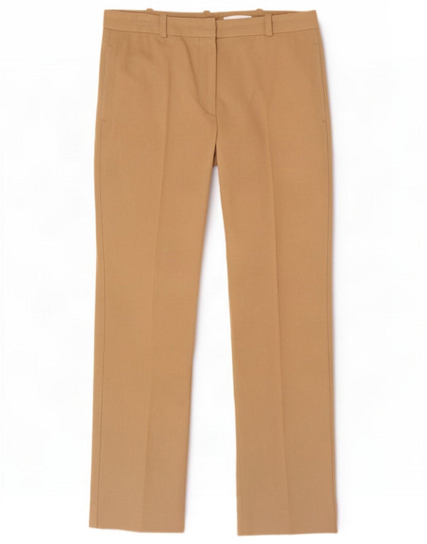 Hugo Boss Damen Slim Chino Hose UK 8 Small W30 L26 Beige Viskose