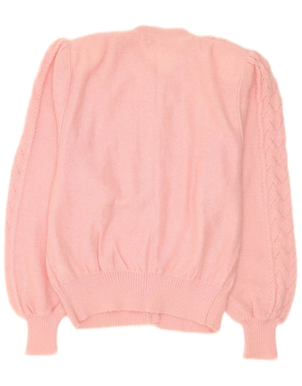 Luciana Damen Strickjacke IT 46 Large Pink Mohair