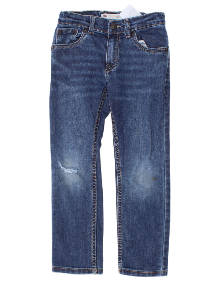 Levi's Straight Jeans für Jungen, 5–6 Jahre, W22 L20, blaue Baumwolle