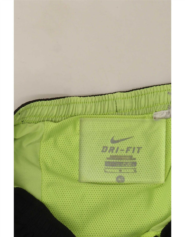 Nike Damen Dri Fit Sport Shorts UK 16 Large Schwarz