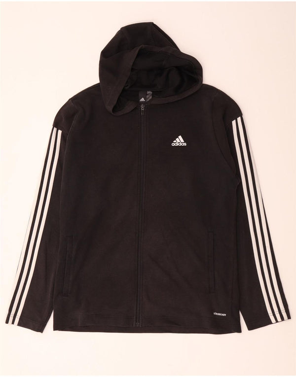 Adidas Herren Aeroready Zip Hoodie Pullover Große schwarze Baumwolle