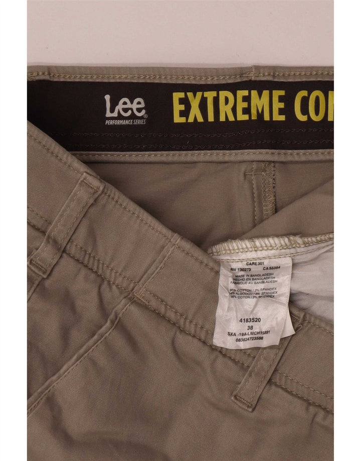 Lee Herren Chinoshorts W38 XL Beige Baumwolle