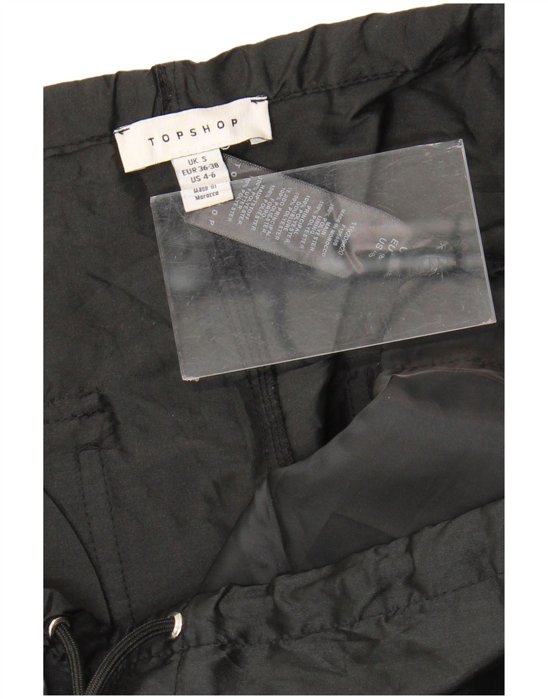 Topshop Damen-Trainingshose, Größe S, UK 10, Schwarz, Polyester