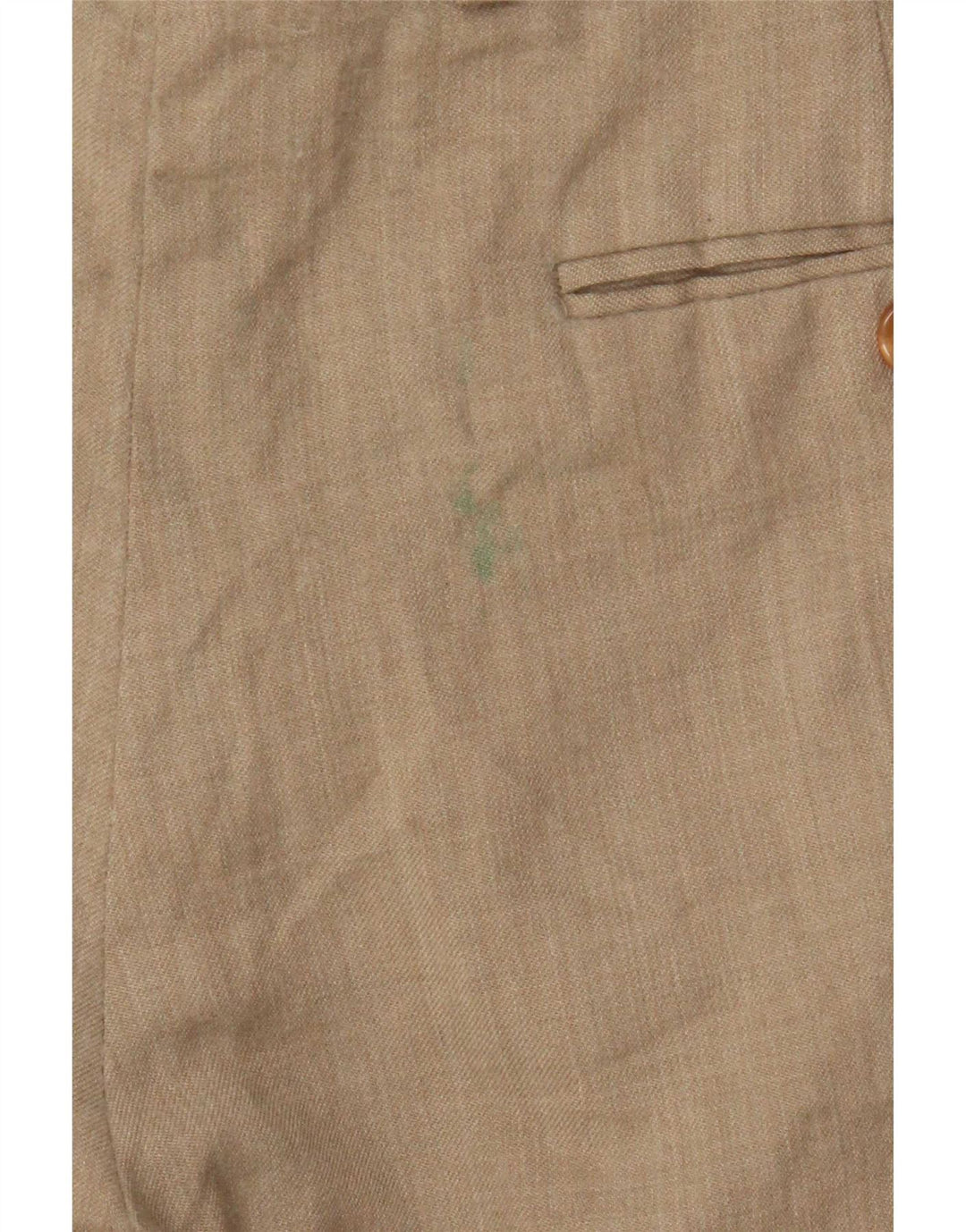 Marks & Spencer Herren St. Michael Crop Pegged Anzughose W32 L26 Beige