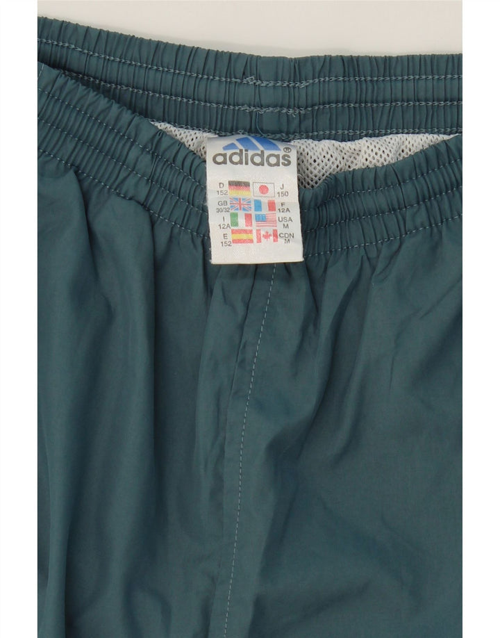ADIDAS Boys Bermuda Sport Shorts 11-12 Years  Blue Polyester Vintage Adidas and Second-Hand Adidas from Messina Hembry 