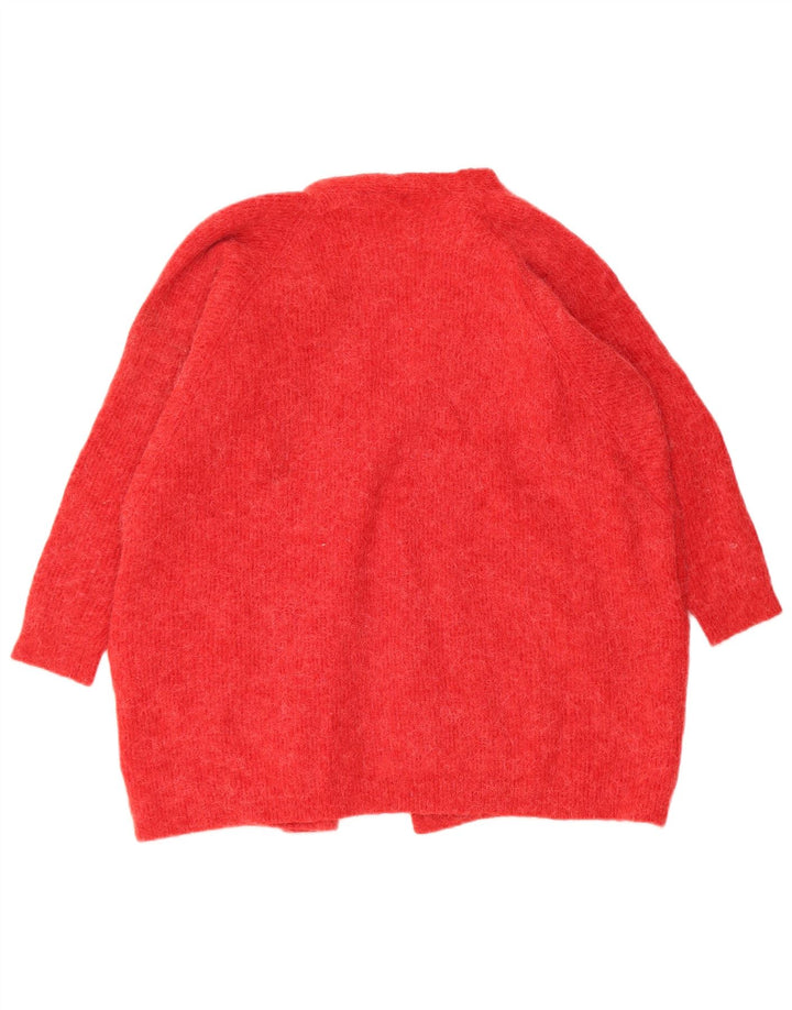 MINT VELVET Damen-Strickjacke in Übergröße, offen, Gr. 40, Größe L, Rot