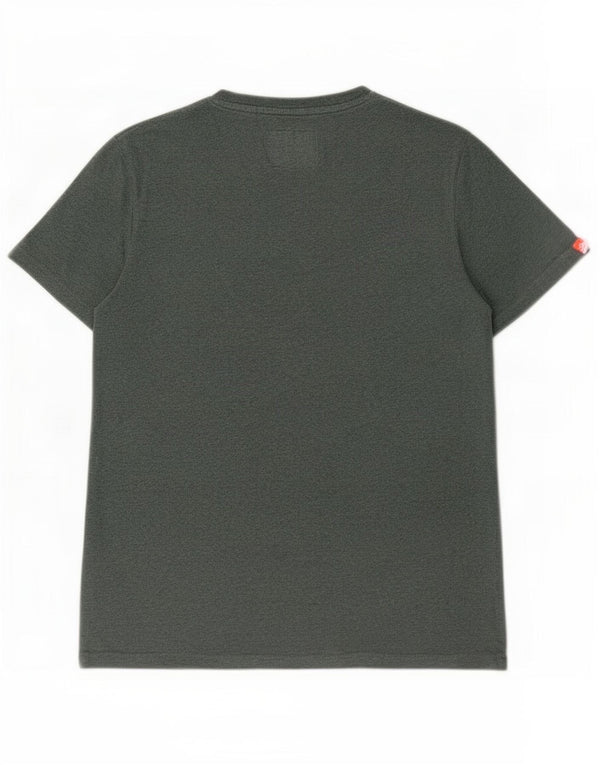 Superdry Herren T-Shirt Top XL aus grüner Baumwolle