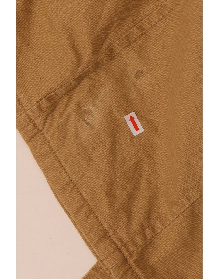 Benetton Damen Trenchcoat UK 8 Small Beige Baumwolle