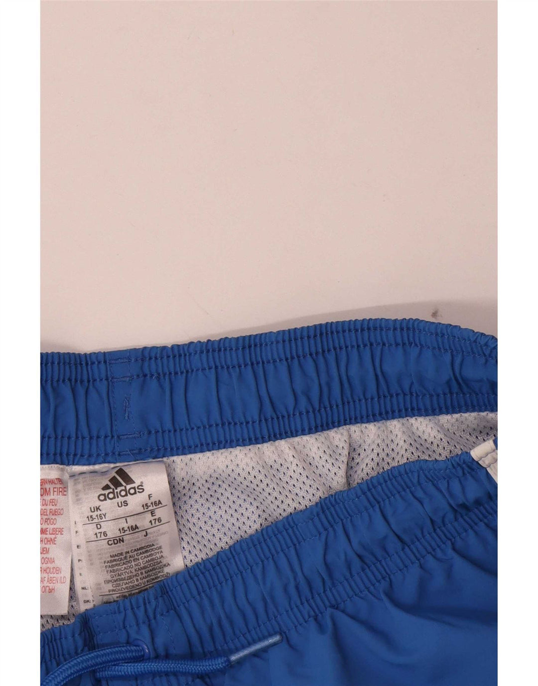 Adidas Jungen Graphic Sport Shorts 15-16 Jahre Blaues Polyester