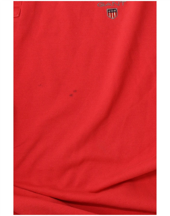 GANT Herren Regular Poloshirt 4XL Rote Baumwolle