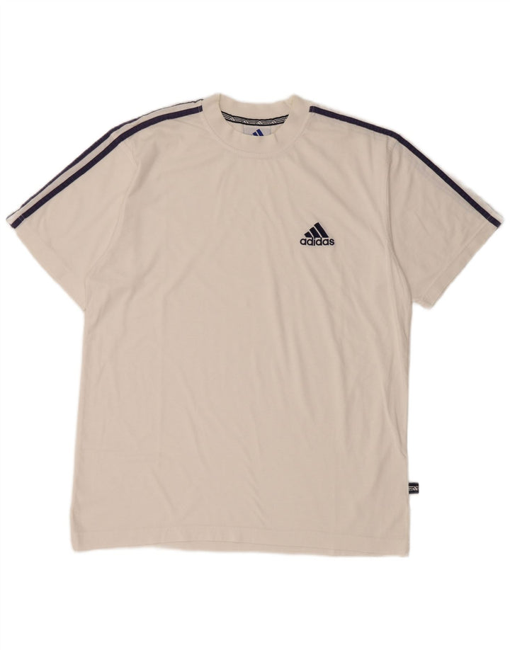 Adidas T-Shirt für Jungen, 15–16 Jahre, weiße Baumwolle