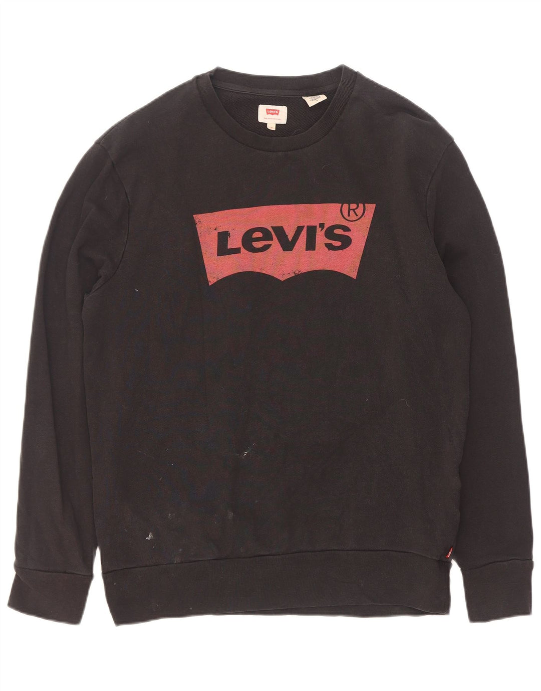 Levi's Herren-Sweatshirt mit Grafik, mittelschwarz, Baumwolle