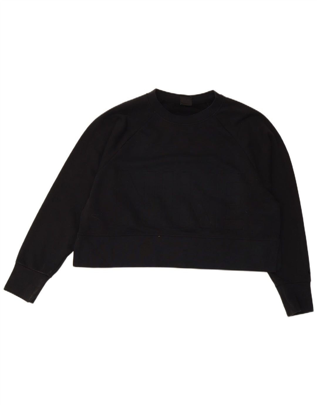 Nike Damen-Sweatshirt mit Dri-Fit-Grafik, übergroß, Gr. 14, mittelschwarz