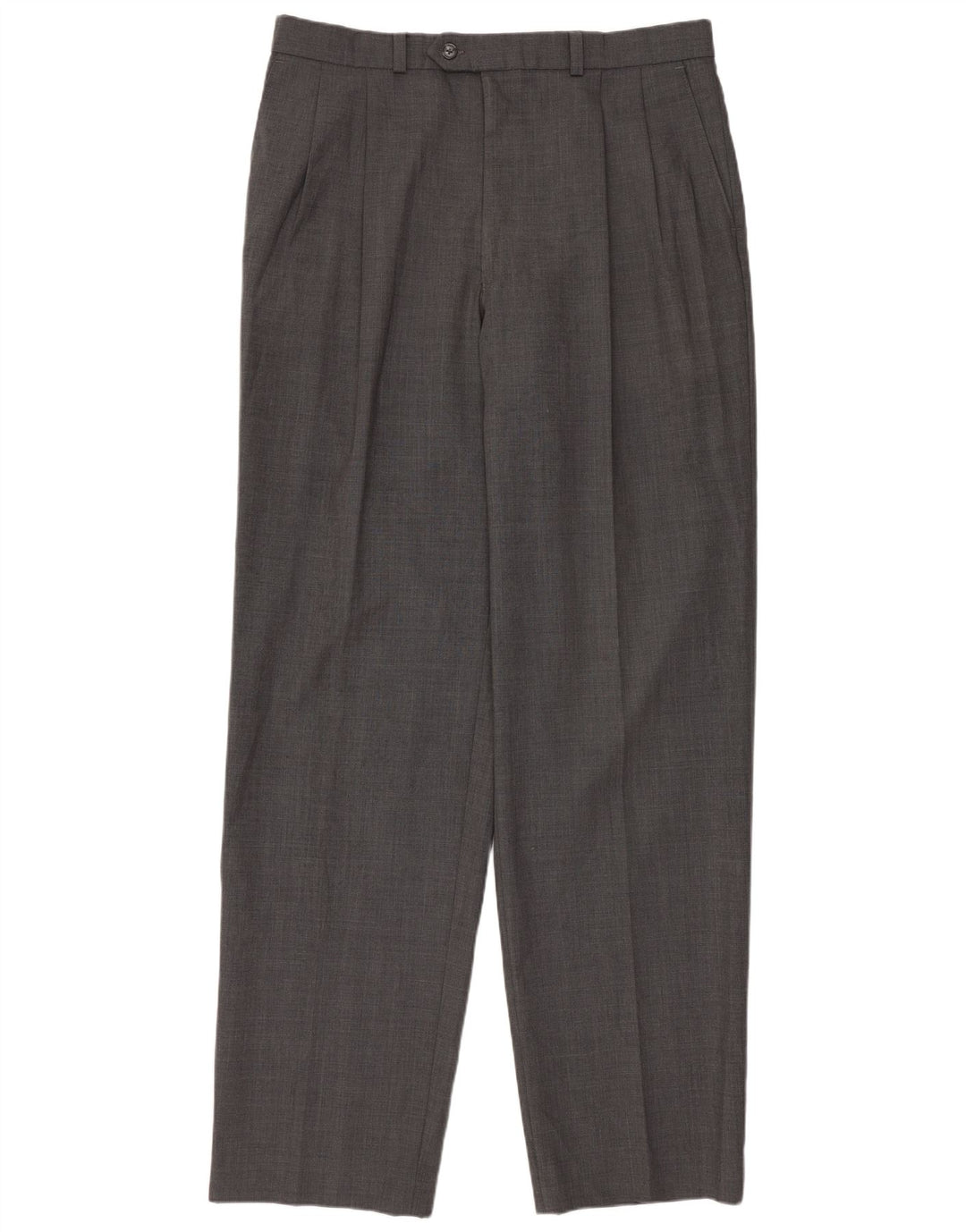 Marks & Spencer Herren-Anzughose mit Pegged-Anzug, W34, L33, graue Wolle
