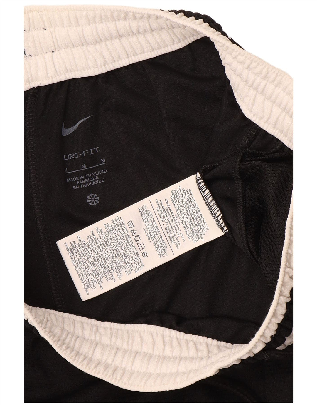 Nike Herren Dri Fit Sportshorts Mittelschwarzes Colourblock-Polyester