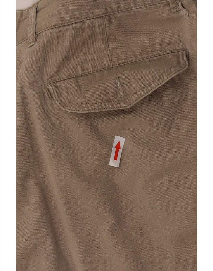 Gap Herren Pegged Chino Shorts W34 Large Beige Baumwolle