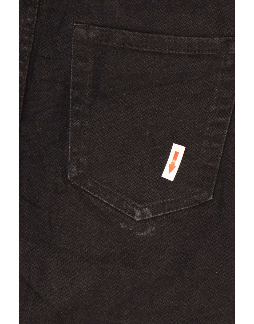 Zara Damen Mini-Jeansrock Medium W28 Schwarz