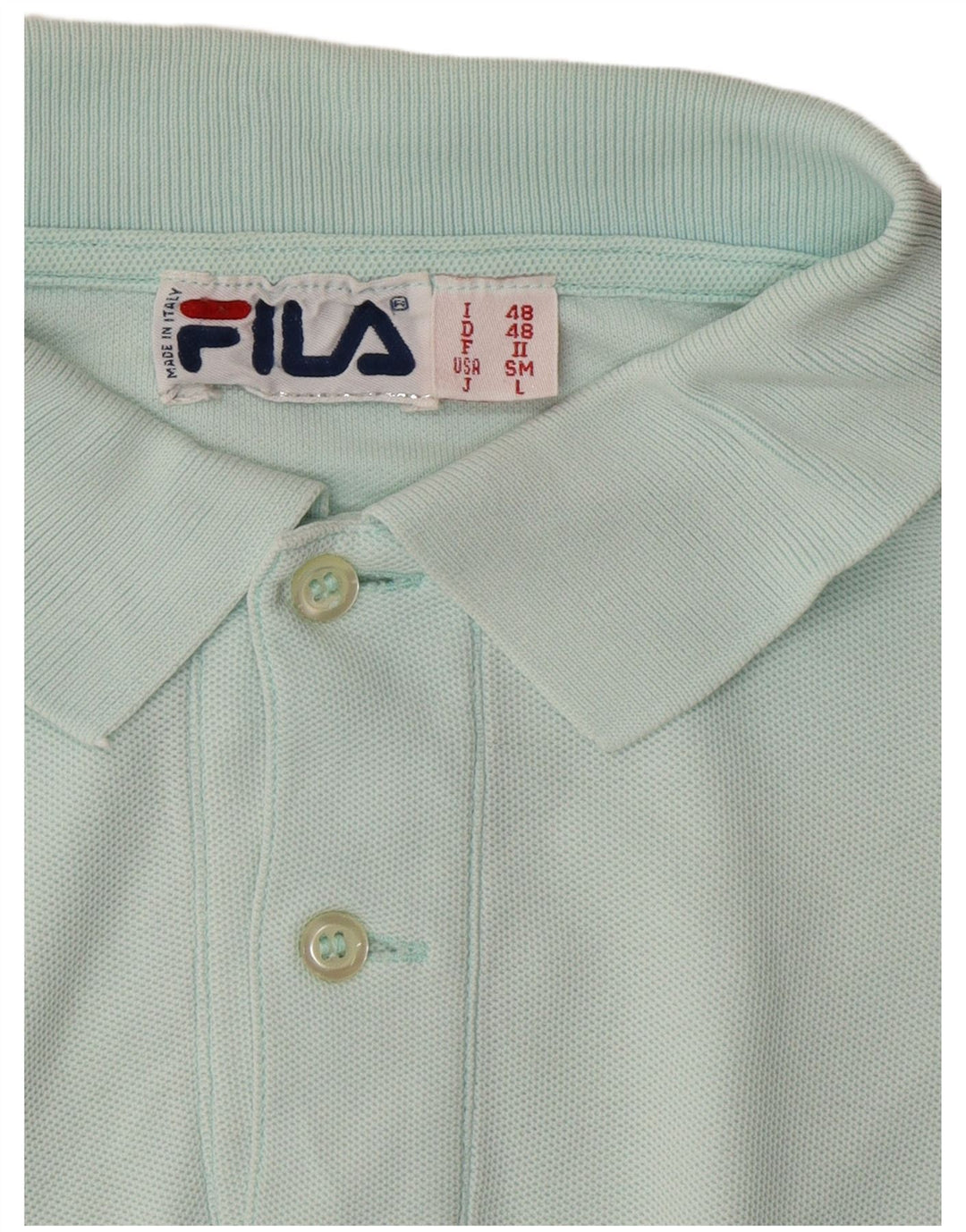 FILA Herren Poloshirt IT 48 Mittelblau