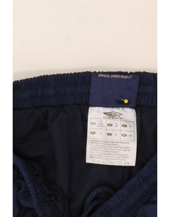 Umbro Herren-Trainingshose, Jogginghose, mittelmarineblaues Nylon