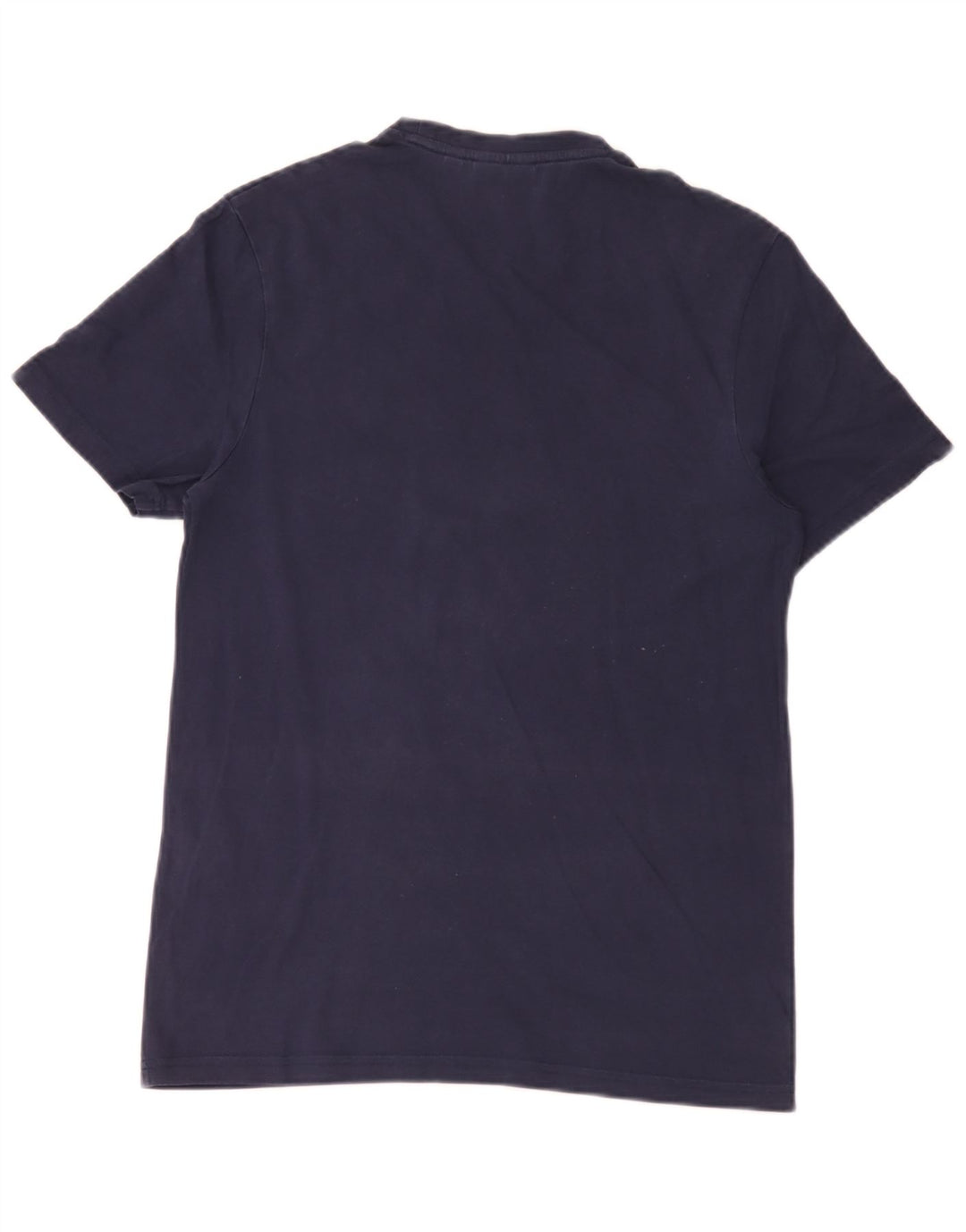 Lyle & Scott Herren T-Shirt Top Small Marineblau Baumwolle