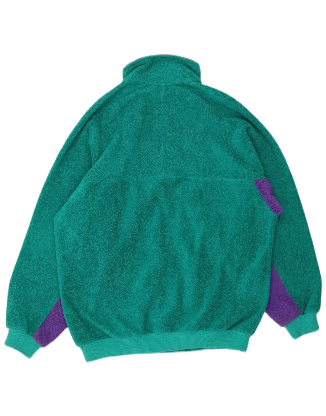 THINK PINK Damen Fleece-Trainingsanzug IT 42 Mittelgrüner Farbblock