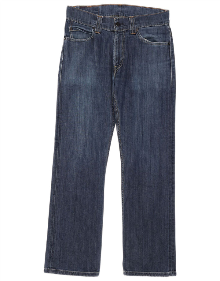 Levi's Damen 506 Straight Jeans W30 L28 Blaue Baumwolle