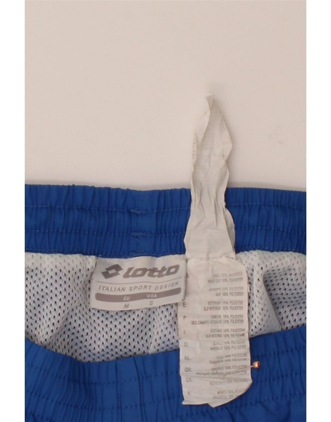 LOTTO Mens Swimming Shorts Medium  Blue Polyester
