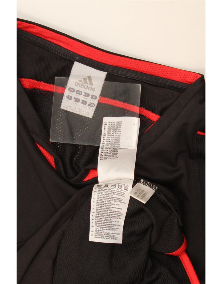 ADIDAS Herren Climacool T-Shirt Top 2XL Schwarz Colourblock Polyester