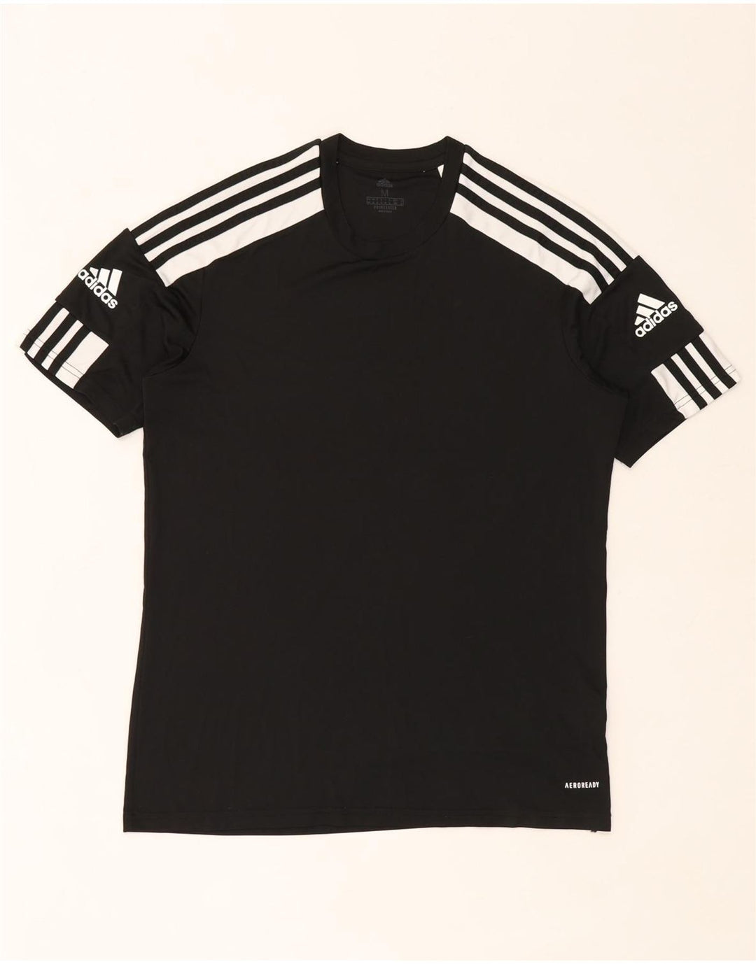 Adidas Herren Aeroready Graphic T-Shirt Top Medium Schwarz Polyester