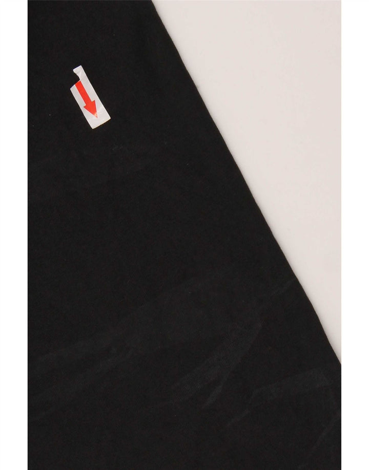 Adidas Herren Grafik T-Shirt Top Medium Schwarz Baumwolle