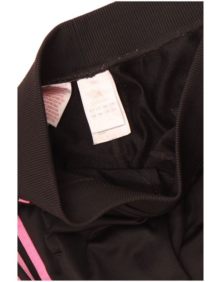 Adidas Mädchen-Trainingshose, 15–16 Jahre, schwarzes Polyester