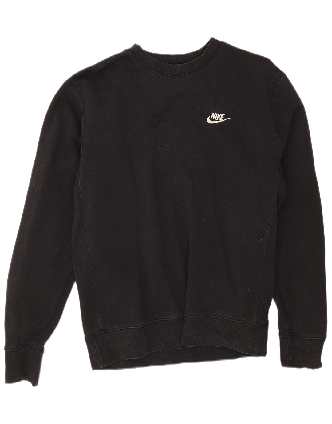 Nike Herren-Sweatshirt mit lockerer Passform, Größe S, schwarze Baumwolle
