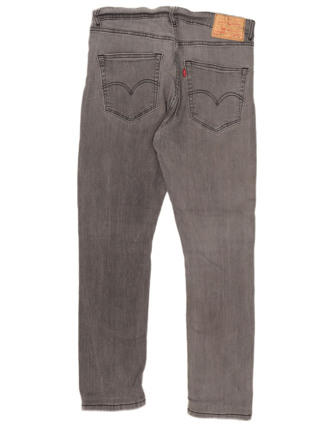 Levi's Herren 511 Slim Jeans W34 L28 Graue Baumwolle