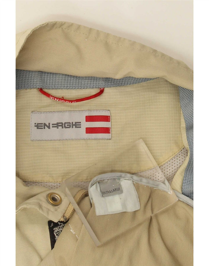Energie Herren Utility Jacke UK 42 XL Beige Farbblock