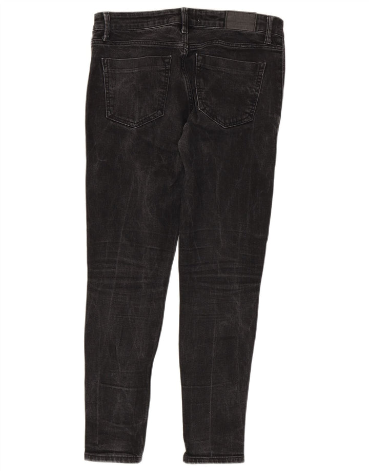 Zara Damen Slim Jeans EU 38 Small W28 L27 Grau